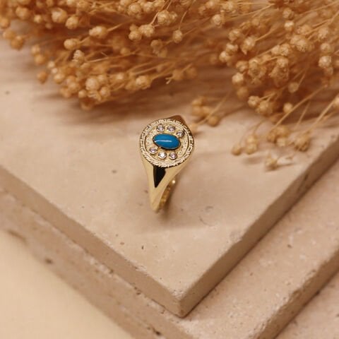 Firuze Modern Yüzük