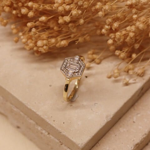 Baget Minimal Yüzük