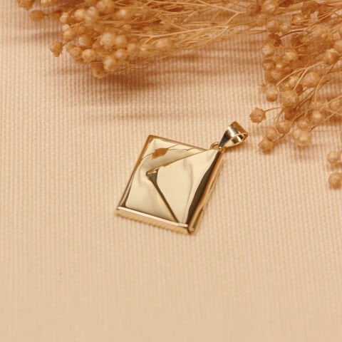 Kapaklı Mektup Modern Kolye Ucu