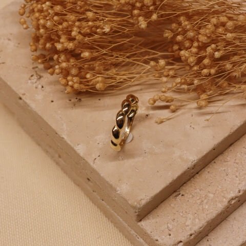 Sarma Burgu Minimal Yüzük