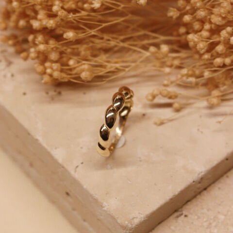 Sarma Burgu Minimal Yüzük