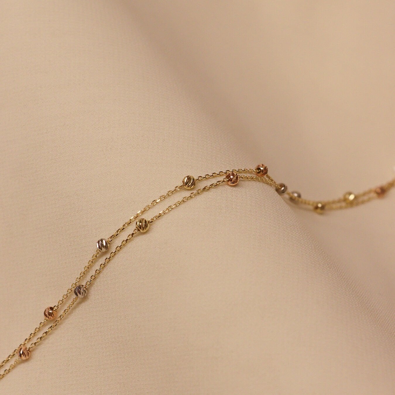 İki Sıra Zincirli Dorika Bileklik