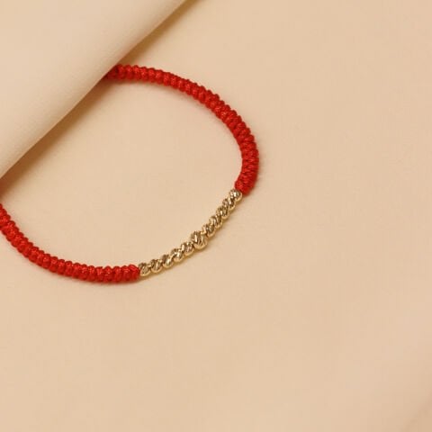 Sıra Dorika Kırmızı İpli Bileklik