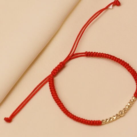 Sıra Dorika Kırmızı İpli Bileklik
