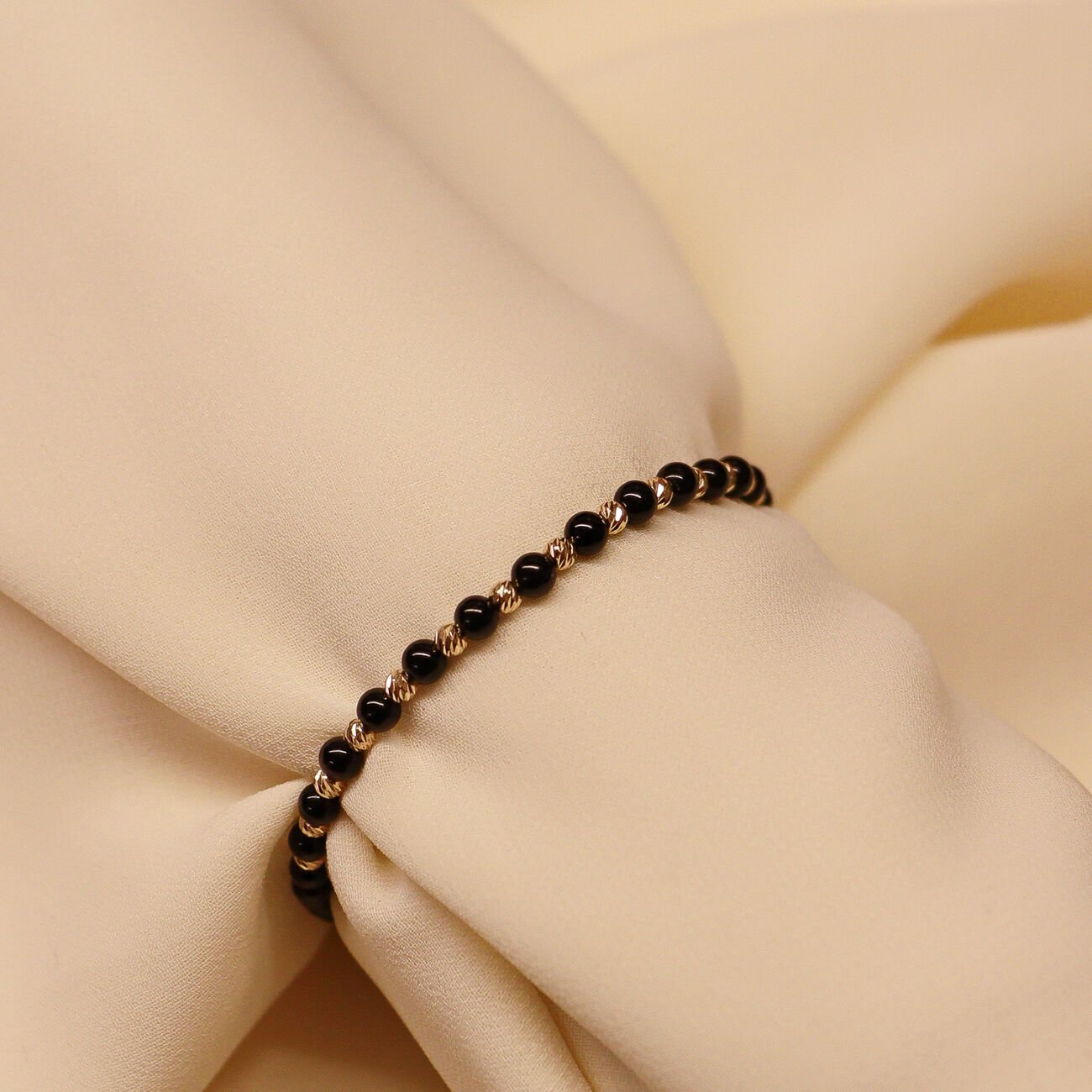 3 Mm Dorika Oniks İpli Bileklik