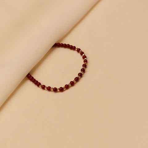 3 Mm Dorika Yıldız Taşı İpli Bileklik