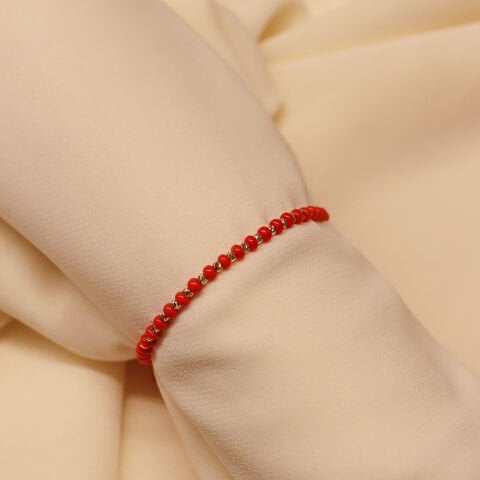 3 Mm Dorika Mercan İpli Bileklik