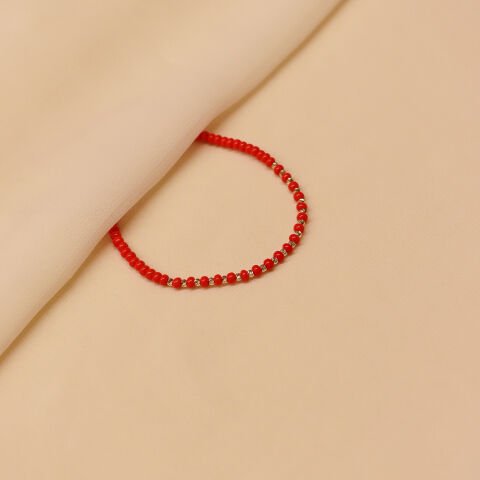 3 Mm Dorika Mercan İpli Bileklik