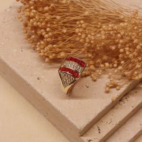 Yakut Bold Modern Yüzük