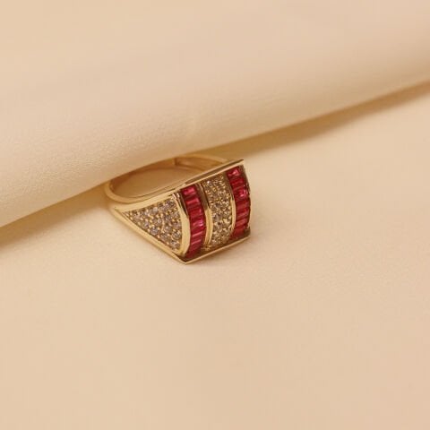 Yakut Bold Modern Yüzük