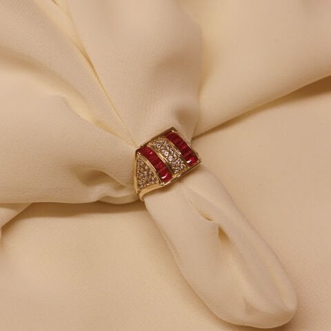 Yakut Bold Modern Yüzük