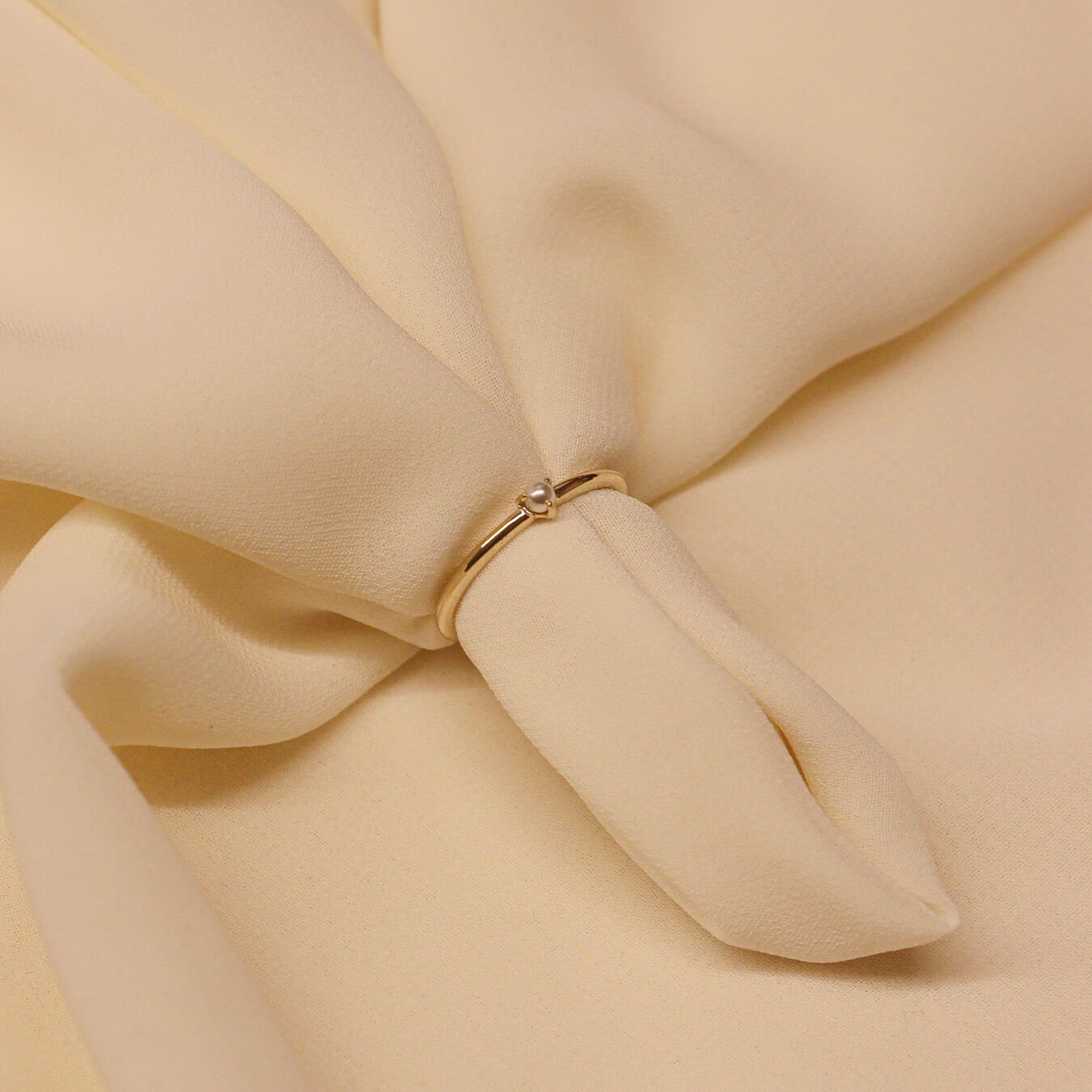 İnci Minimal Yüzük