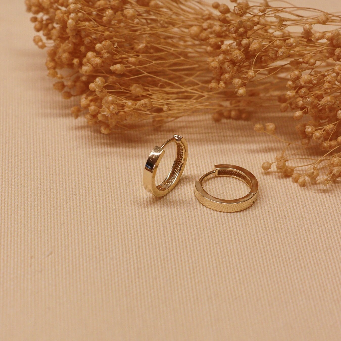 3 mm Kare Kesim Halka Küpe