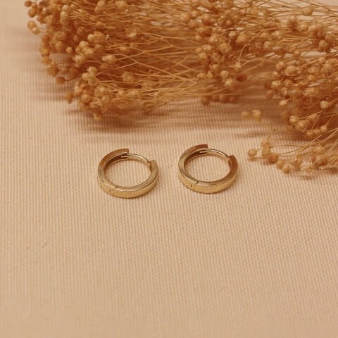 3 mm Kare Kesim Halka Küpe