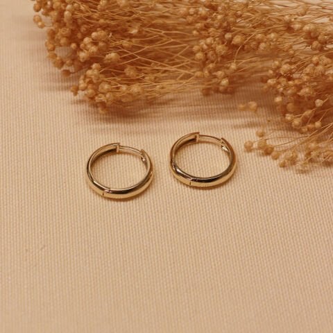 4 mm Sade Halka Küpe