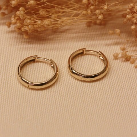 4 mm Sade Halka Küpe