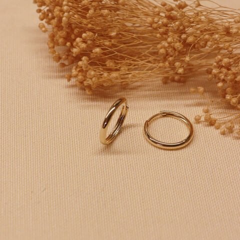 2 mm Sade Halka Küpe