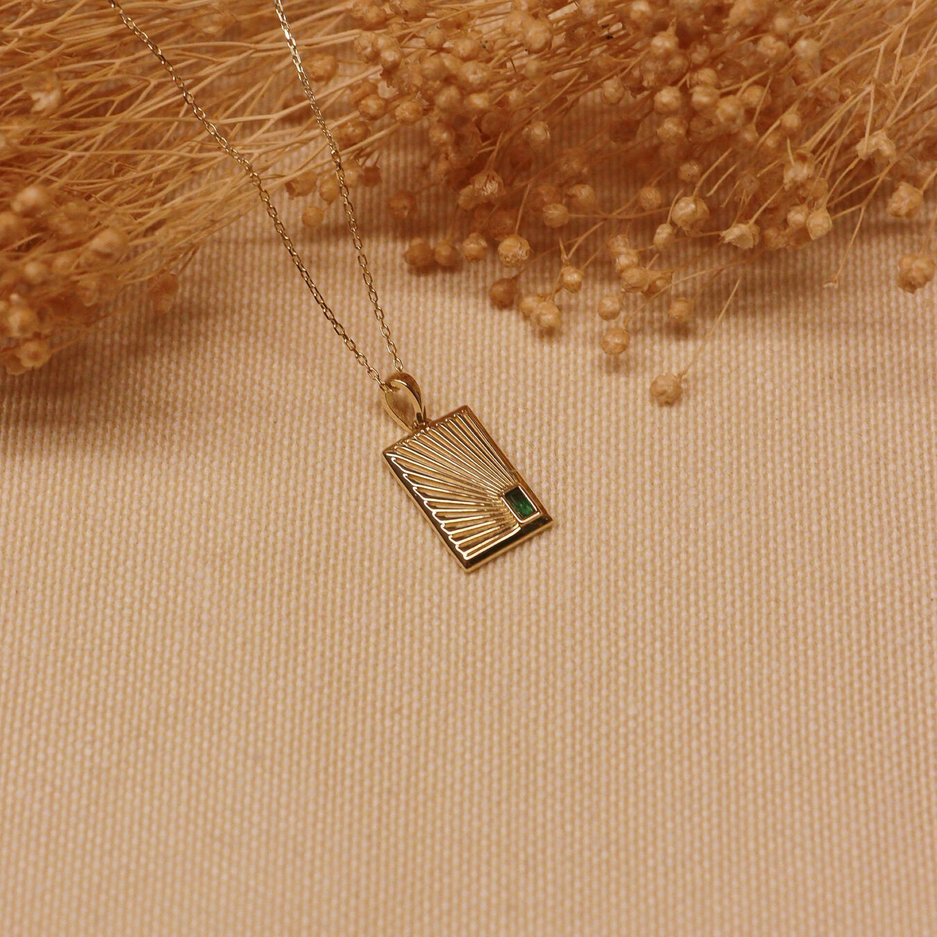 Ufuk Çizgisi Minimal Kolye