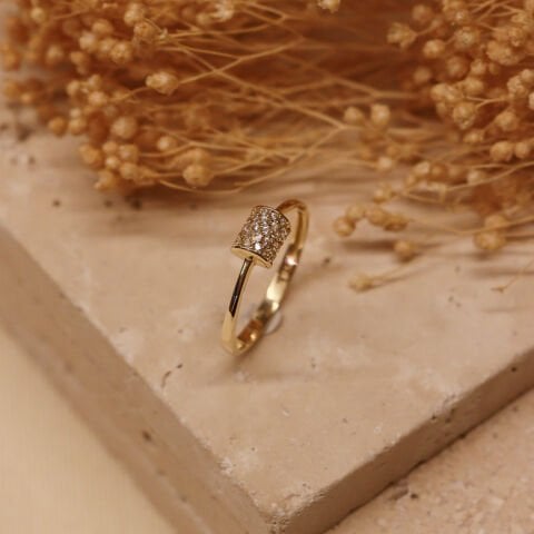 Blok Minimal Yüzük