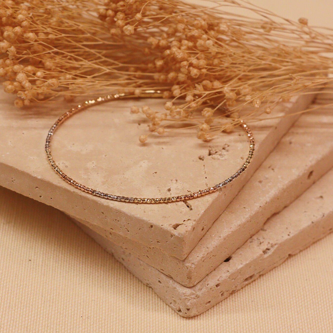 2 Mm Üç Renk Dorica Minimal Kelepçe