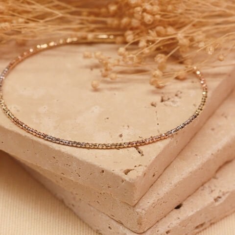 2 Mm Üç Renk Dorica Minimal Kelepçe