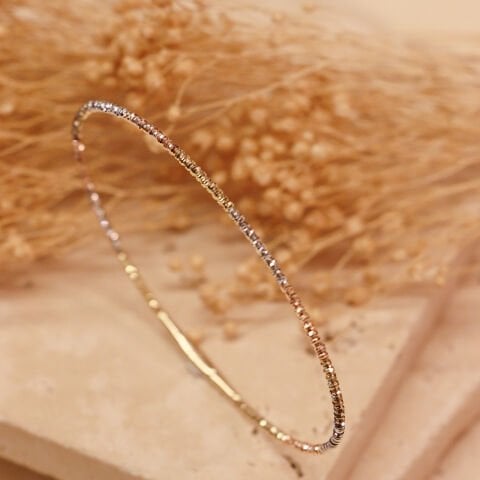 2 Mm Üç Renk Dorica Minimal Kelepçe