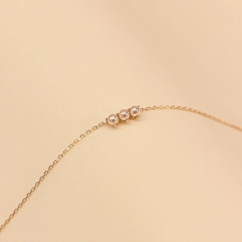 Üç İnci Minimal Bileklik