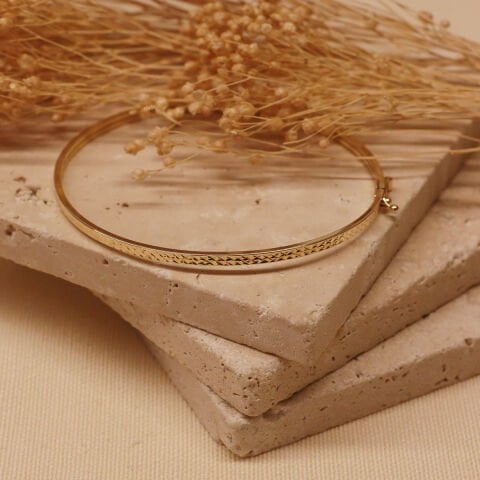 Desenli Minimal Kelepçe