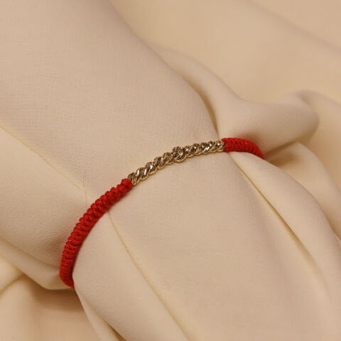 Type 2 Sıra Dorika Kırmızı İpli Bileklik
