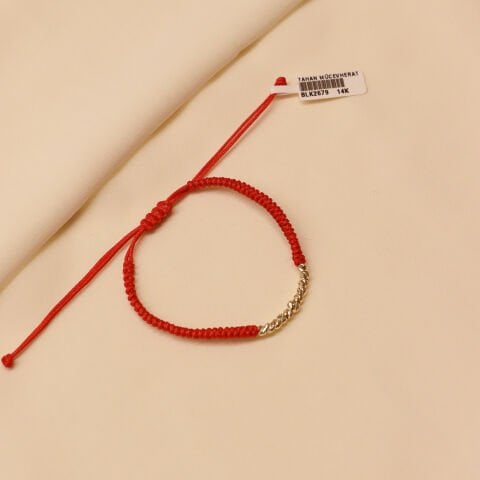Type 2 Sıra Dorika Kırmızı İpli Bileklik