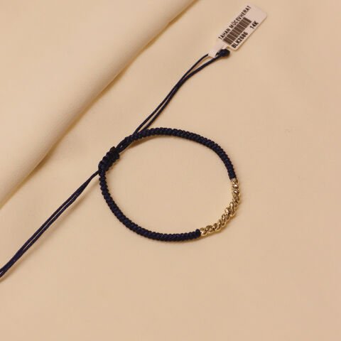 Type 2 Sıra Dorika Lacivert İpli Bileklik