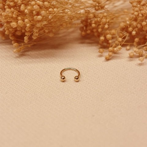 Top Detaylı Halka Tragus