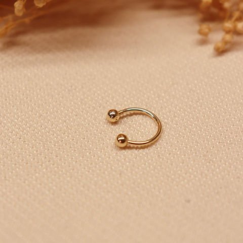 Top Detaylı Halka Tragus