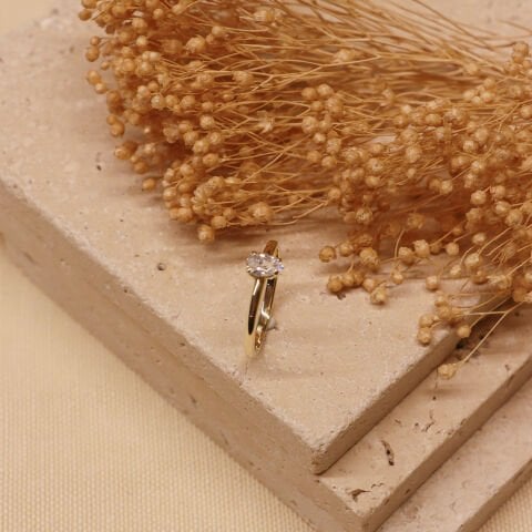 Damla Minimal Yüzük