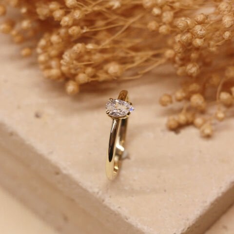 Damla Minimal Yüzük