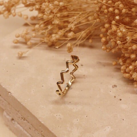 Zikzak Minimal Yüzük