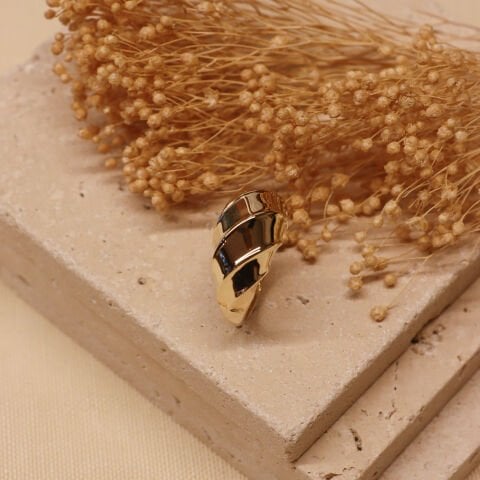 Bold İstiridye Modern Yüzük