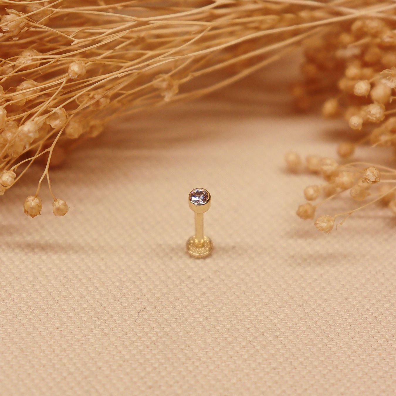 Sıvama Tektaş Tragus Piercing