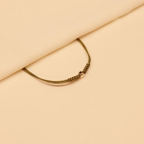 Mini Cubo Yeşil İpli Bileklik