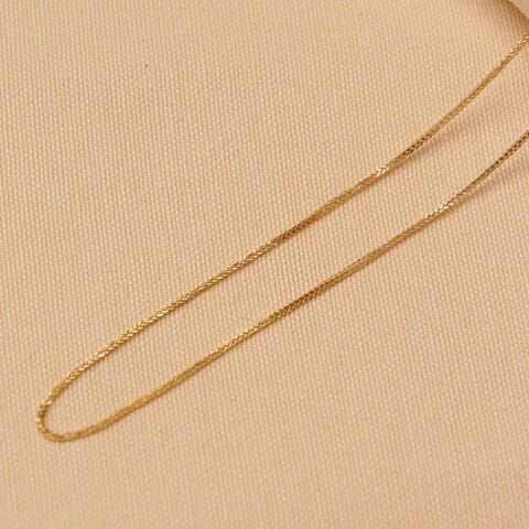 55 Cm Tilki Kuyruğu Modern Zincir
