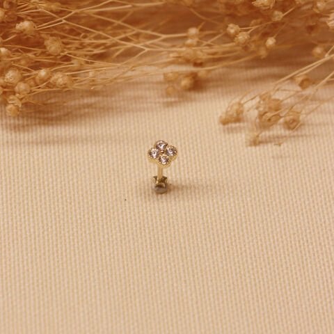 Taşlı Yonca Tragus Piercing