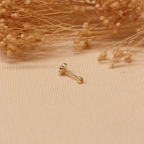 Taşlı Yonca Tragus Piercing