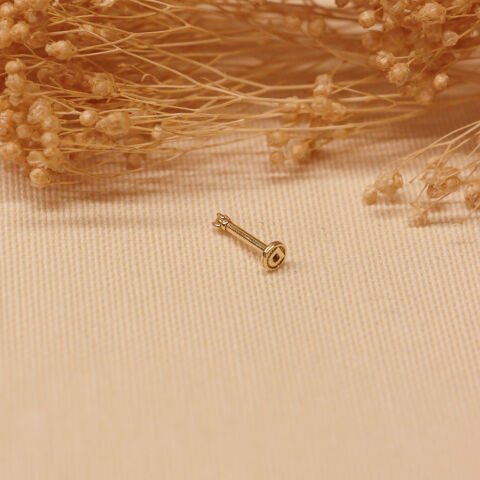 4 Tırnak Mini Tektaş Tragus Piercing