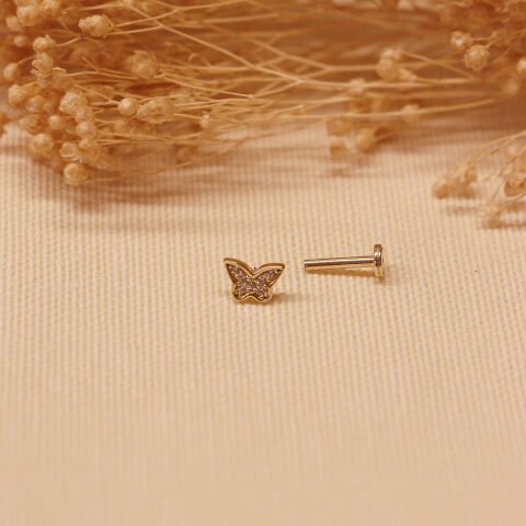 Kelebek Tragus Piercing