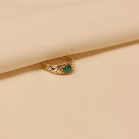 Defin Yeşim Modern Yüzük