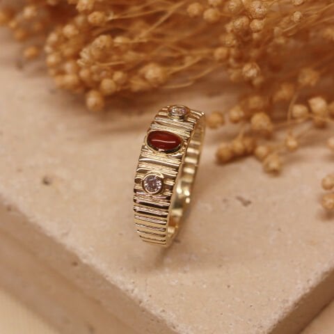 Akik Band Modern Yüzük