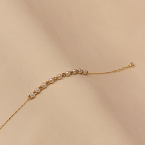 4 Mm İnci Dorika Minimal Bileklik