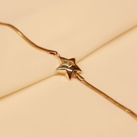 Balıksırtı Yıldız Modern Bileklik