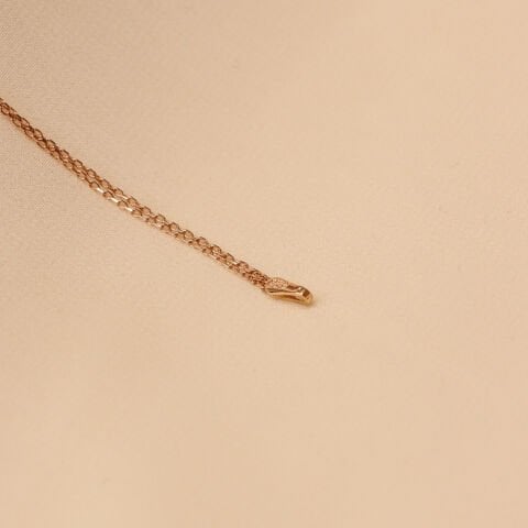 Rose Forse Zincirli Kar Tanesi Minimal Bileklik