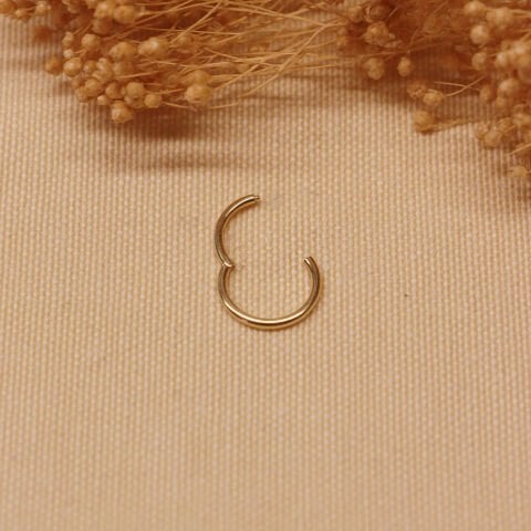 0.8 Cm Düz Helix Piercing